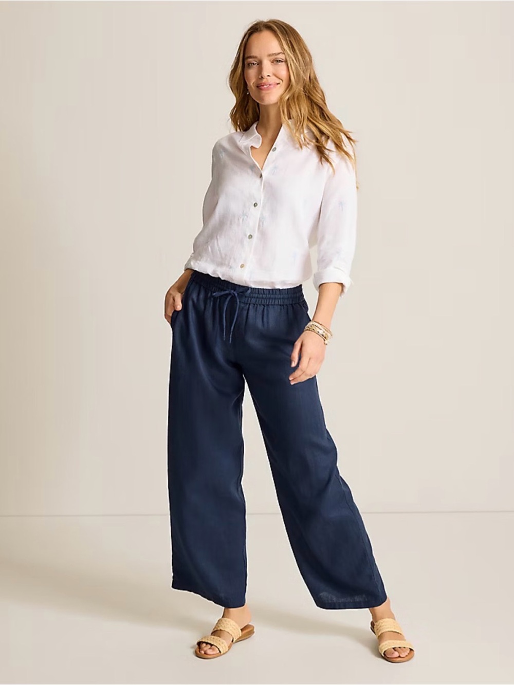 Tommy Bahama Two Palms Drawstring Pants in Ocean Deep XS/TP